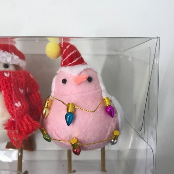 NWT Target Wondershop Featherly Friends fabric birds, set of 3.  Holiday - Picture 8 of 11